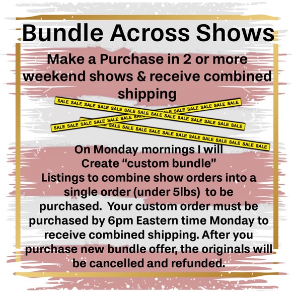 Notification of upcoming Shows!!Thank you for shopping with me ! 🤗 - Picture 4 of 4